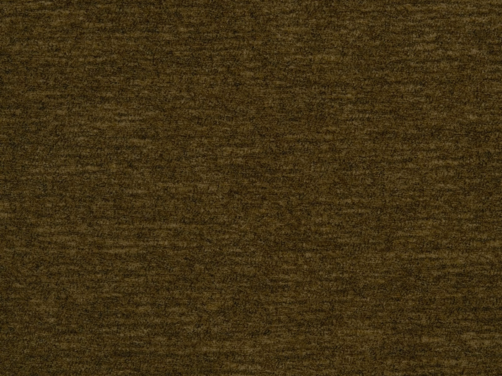 Textured mossy olive green plain fabric with dark speckled weave