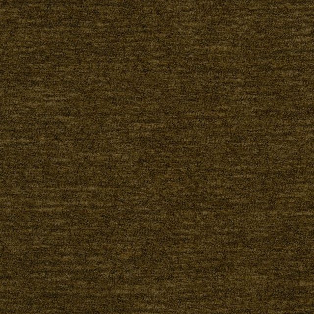 Textured mossy olive green plain fabric with dark speckled weave