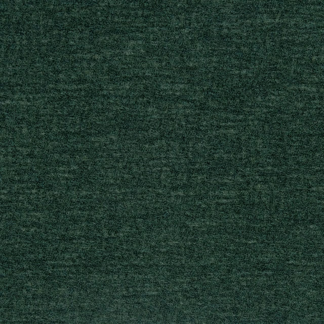 Dark teal plain fabric swatch with a softly brushed, mottled texture