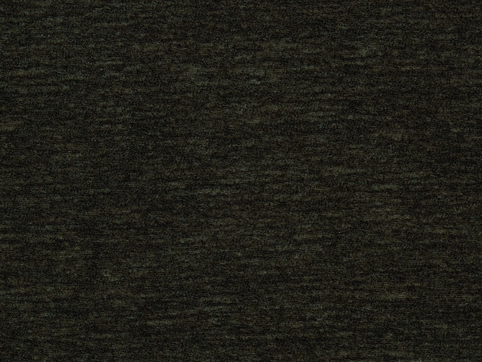 Dark forest green plain woven fabric with a subtly mottled texture