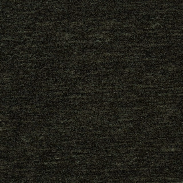 Dark forest green plain woven fabric with a subtly mottled texture