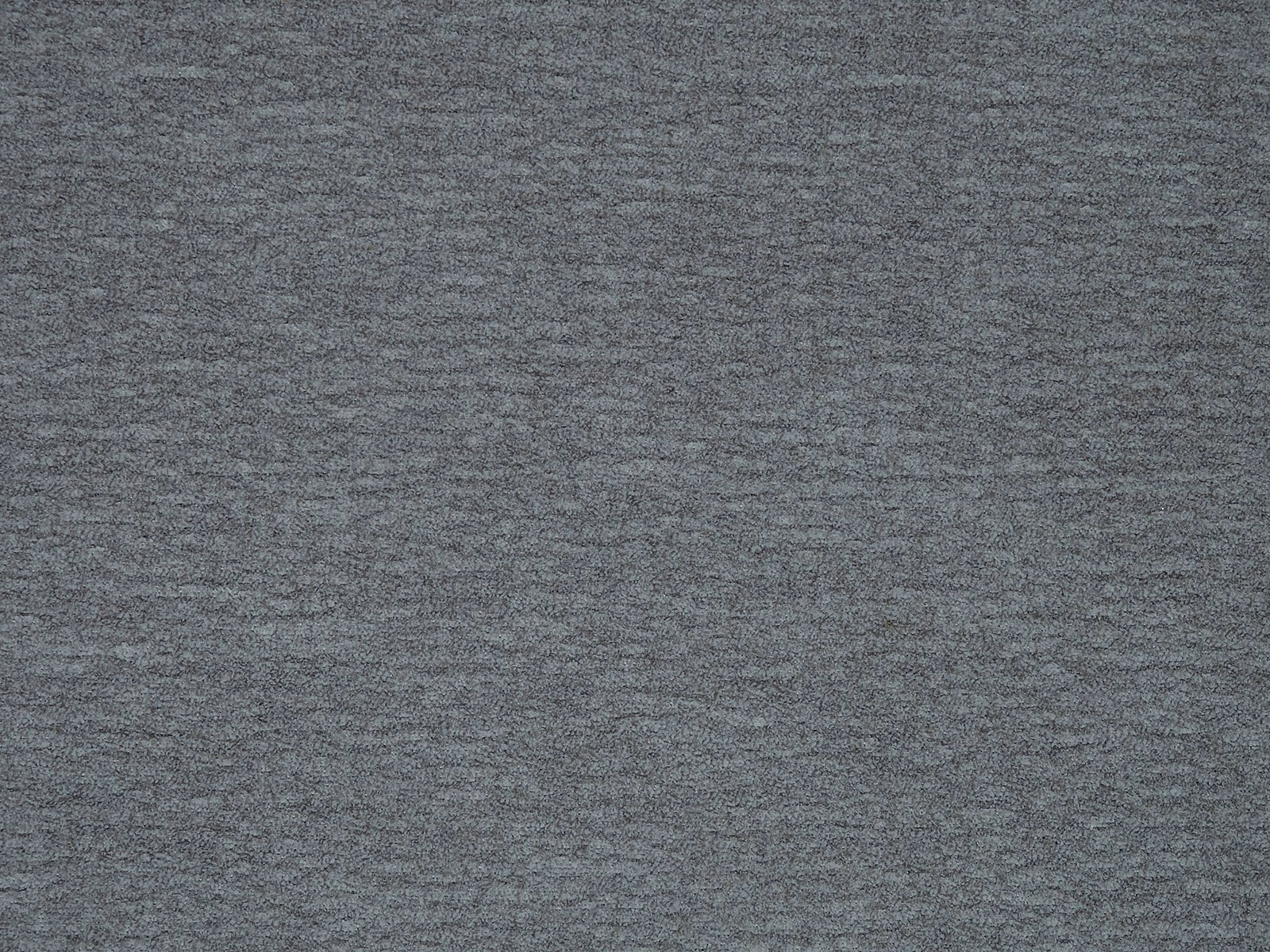 Cool steel grey plain fabric swatch with a fine mottled weave