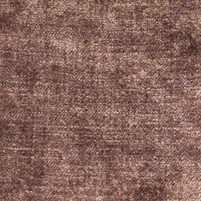 Close-up of a warm mottled chocolate-brown plain woven fabric
