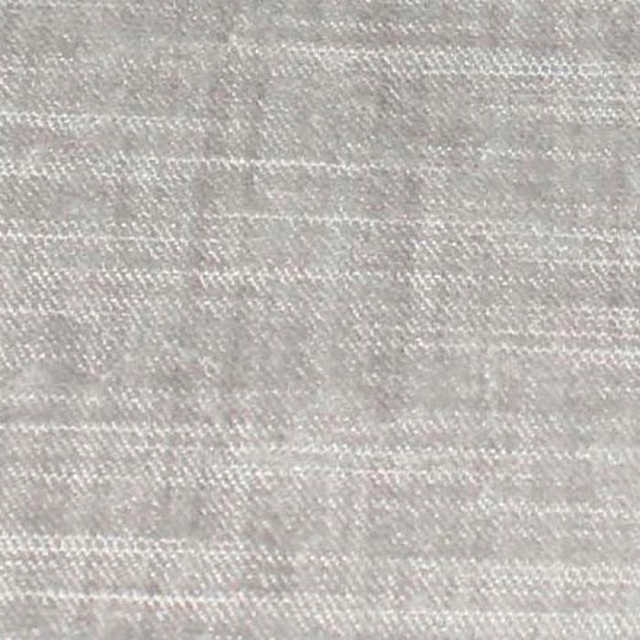 Pale cloud grey plain woven fabric with a soft, lightly lustrous texture