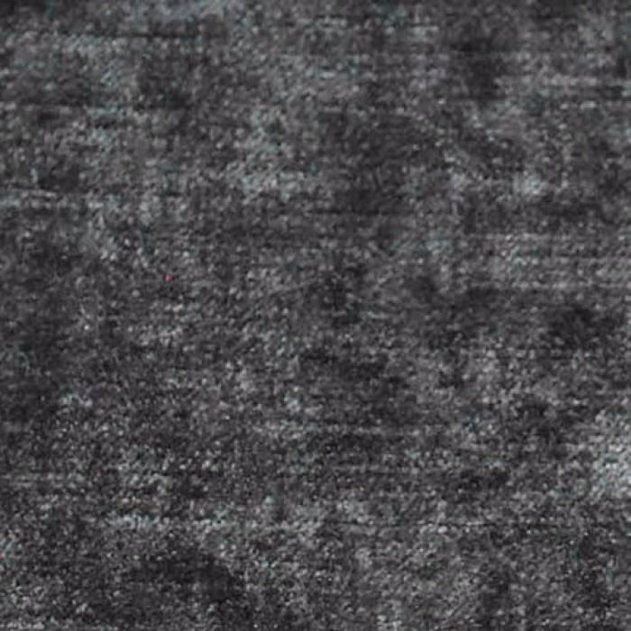 Close-up of a dark charcoal marl grey plain fabric with mottled texture