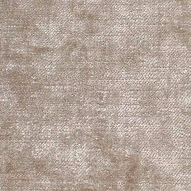Close-up of a warm parchment beige plain fabric with a softly textured weave