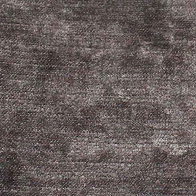 Close-up of a cool steel-grey textured plain woven fabric