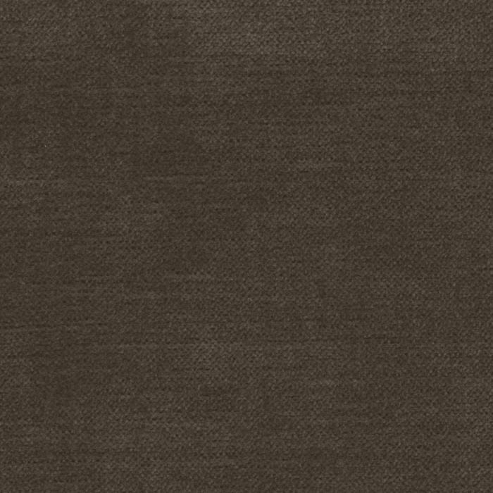 Deep olive-brown plain woven fabric swatch with fine matte texture