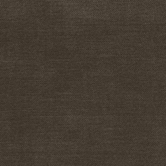 Deep olive-brown plain woven fabric swatch with fine matte texture