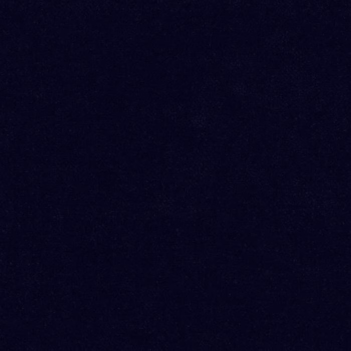 Close-up of a deep dark navy plain fabric swatch with a smooth finish