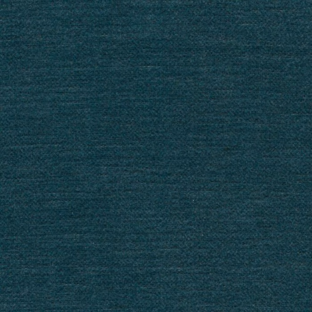 Deep teal-blue plain fabric swatch with a soft mottled texture