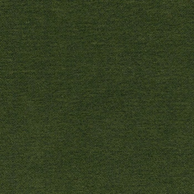 Close-up of a deep forest green plain woven fabric with a fine, dense texture