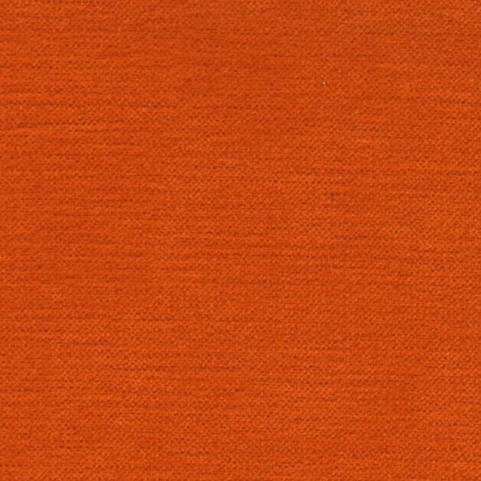 Close-up of a burnt orange plain woven fabric with fine texture