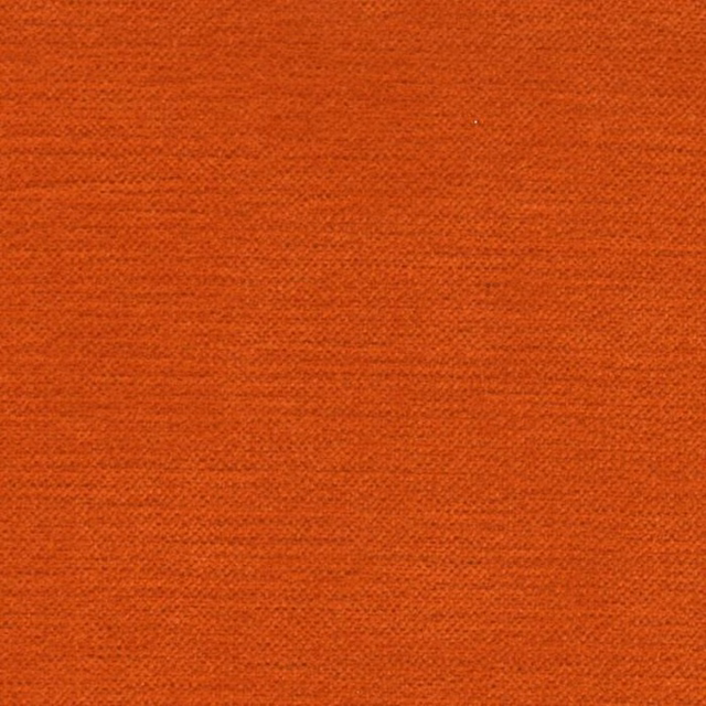 Close-up of a burnt orange plain woven fabric with fine texture