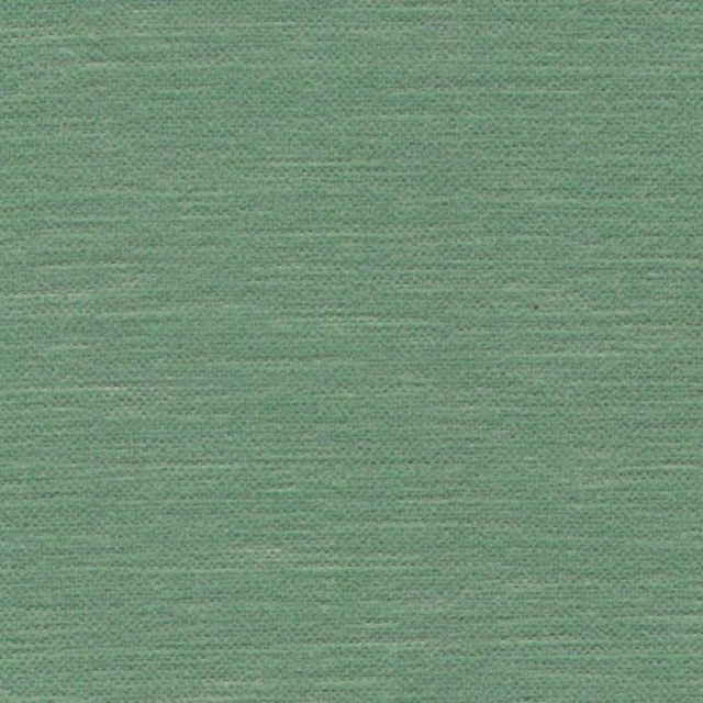 Soft peppermint green plain fabric with fine horizontal texture