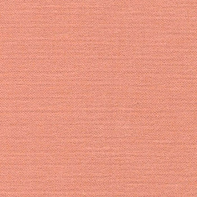 Soft sorbet pink plain weave fabric swatch with fine textured surface