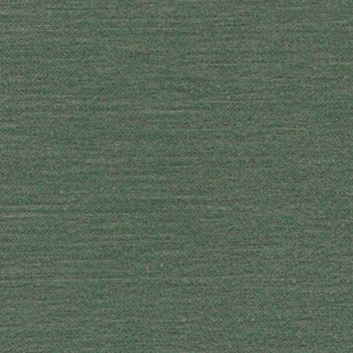 Close-up of muted vintage green plain woven fabric with soft texture