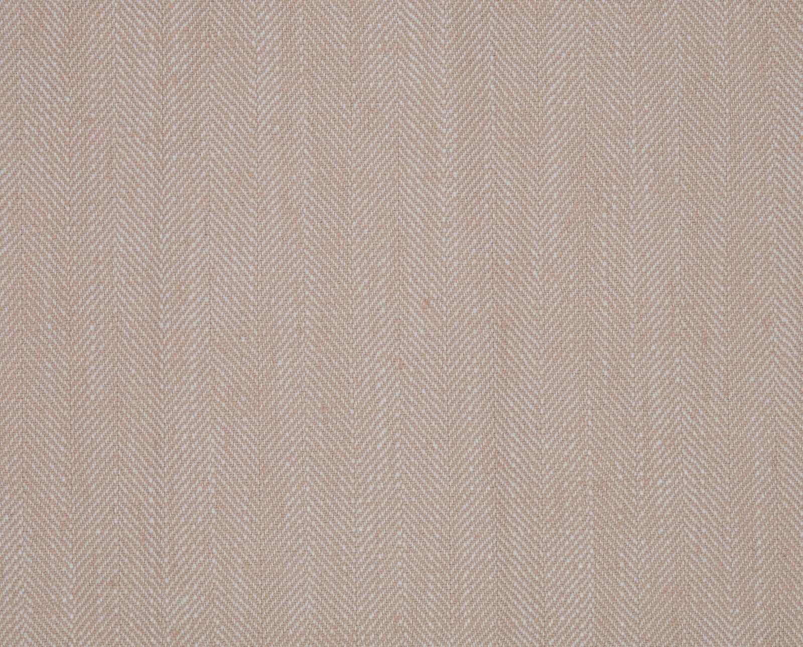 Soft blush beige herringbone weave fabric with fine woven texture
