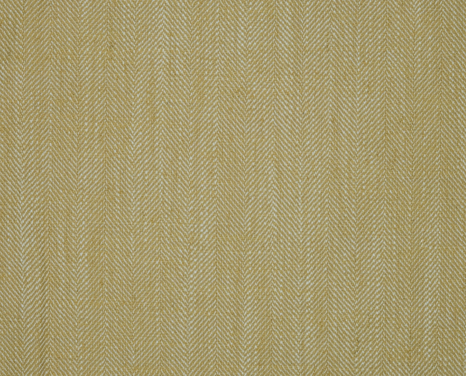 Honey-gold herringbone woven fabric swatch with fine textured surface