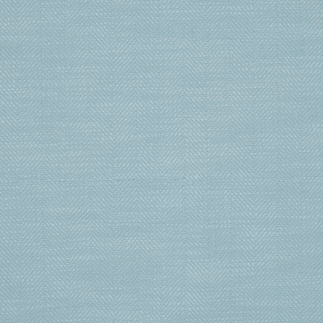 Pale lagoon blue woven fabric swatch with fine diagonal texture