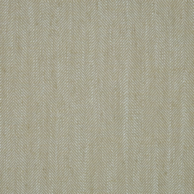 Soft olive small-scale herringbone weave with a fine chambray texture
