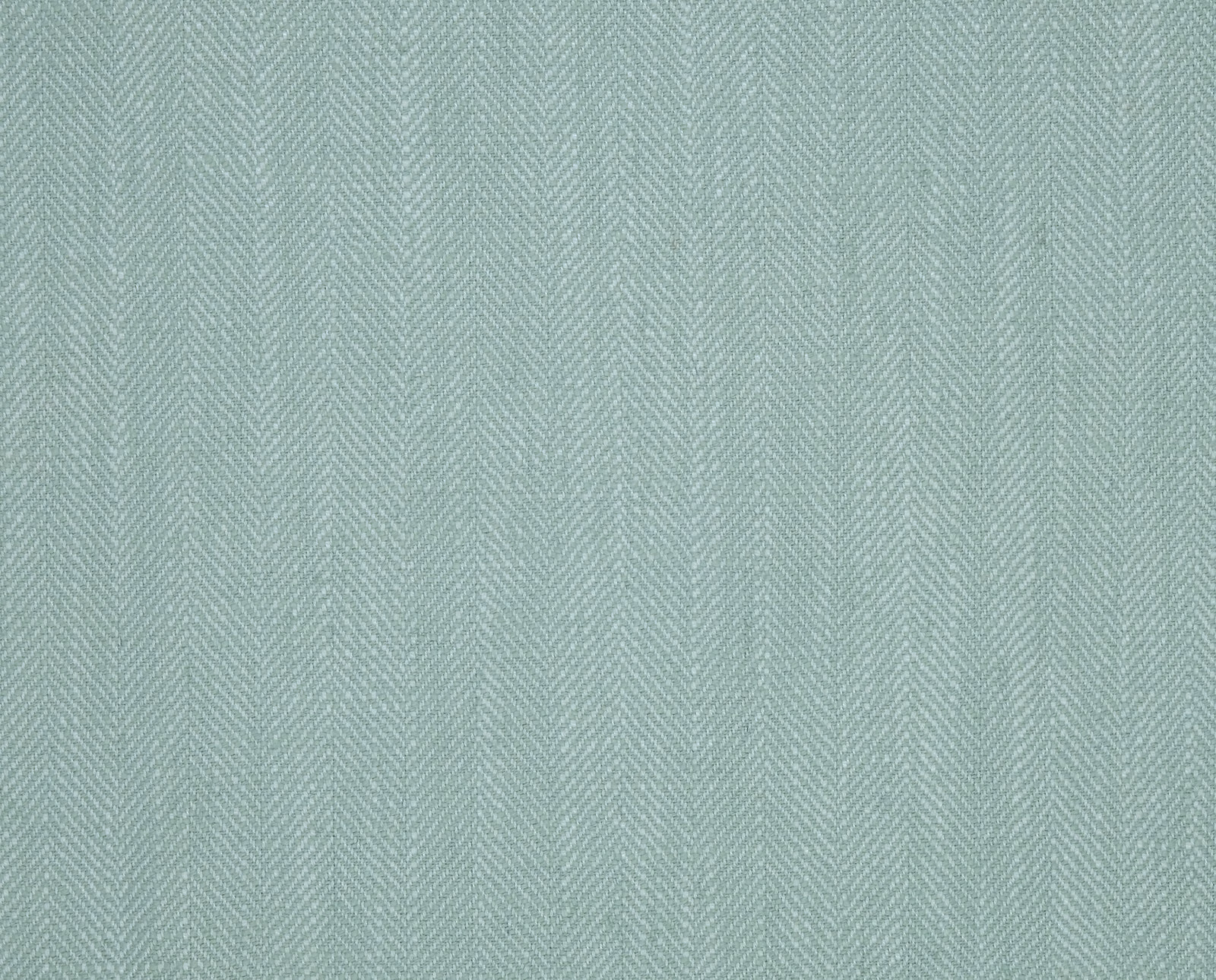 Pale aqua herringbone weave with a soft mineral grey cast