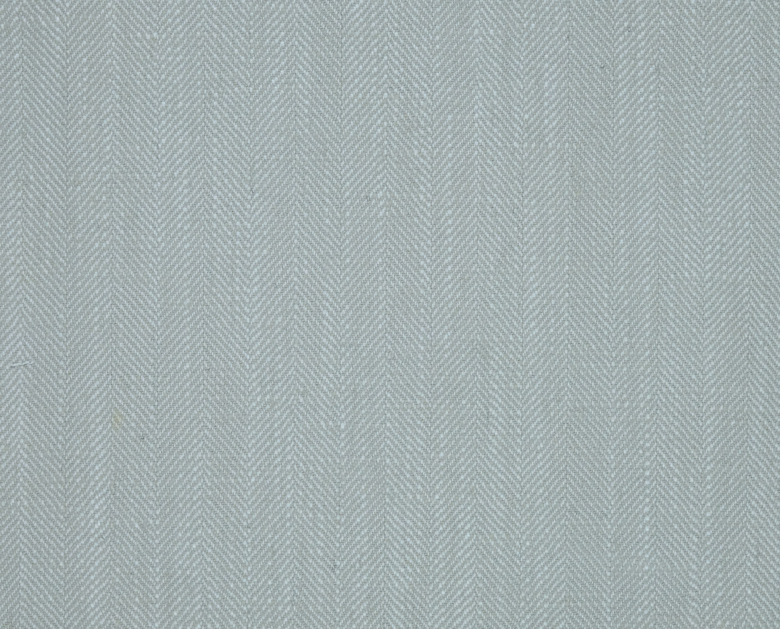 Pale mist blue herringbone weave fabric with a soft textured finish