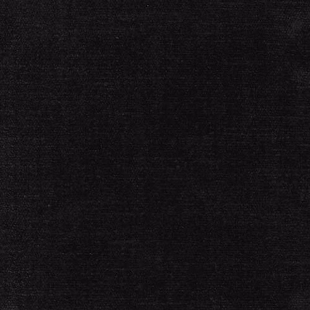 Close-up of a deep anthracite-black plain fabric with a subtly textured weave.