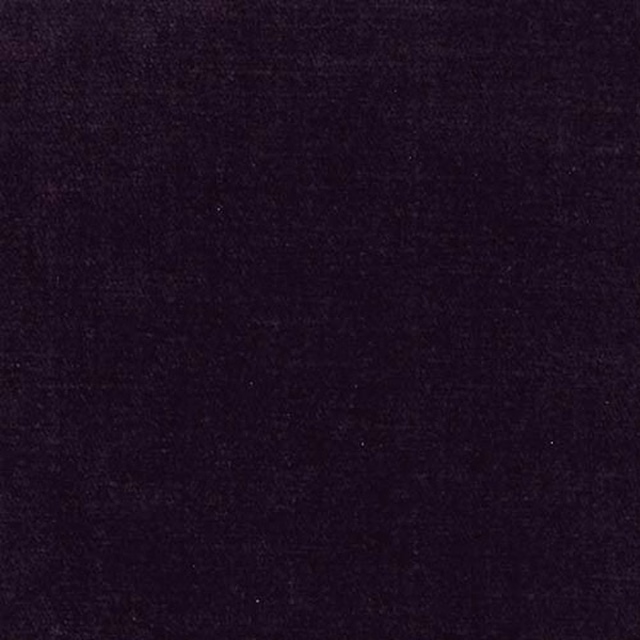 Deep aubergine plain fabric swatch with a soft matte, velvety texture