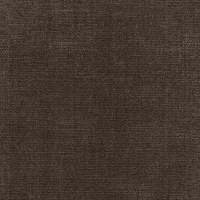 Close-up of deep cappuccino brown plain woven fabric with fine textured weave