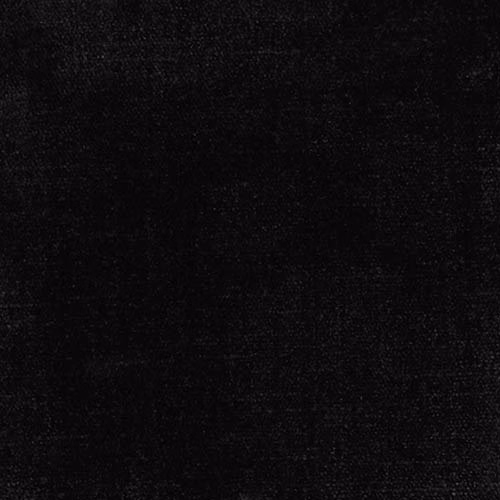 Deep ebony plain fabric with a subtle textured weave and soft speckling