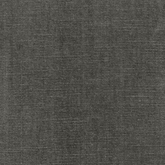 Close-up of a deep graphite grey plain fabric with fine woven texture