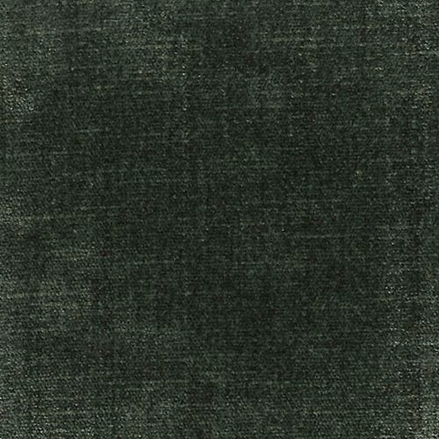 Deep moss green plain fabric with a softly mottled, brushed weave