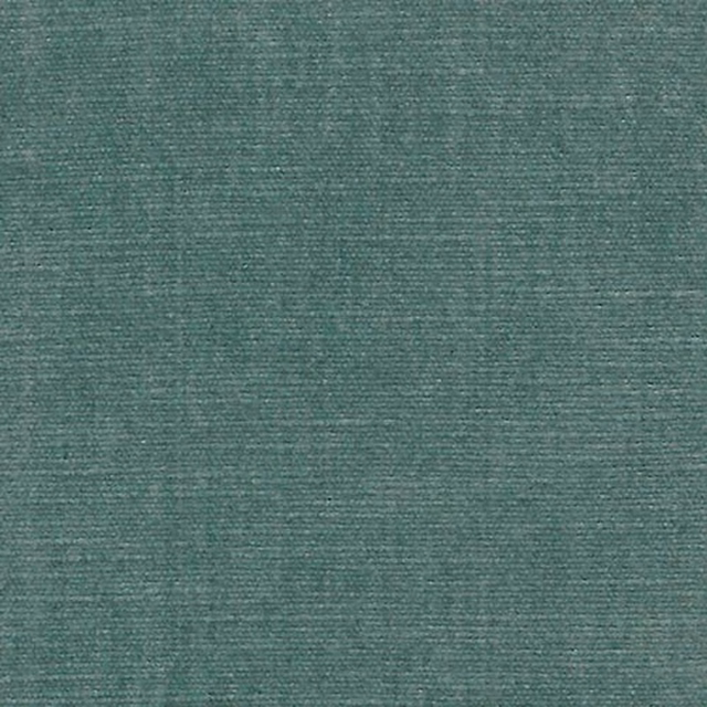 Muted marine green plain woven fabric swatch with fine textured surface
