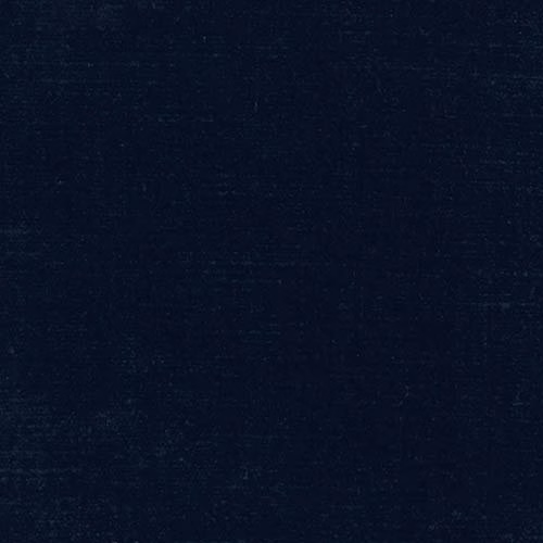 Deep navy plain fabric swatch with a subtle woven texture