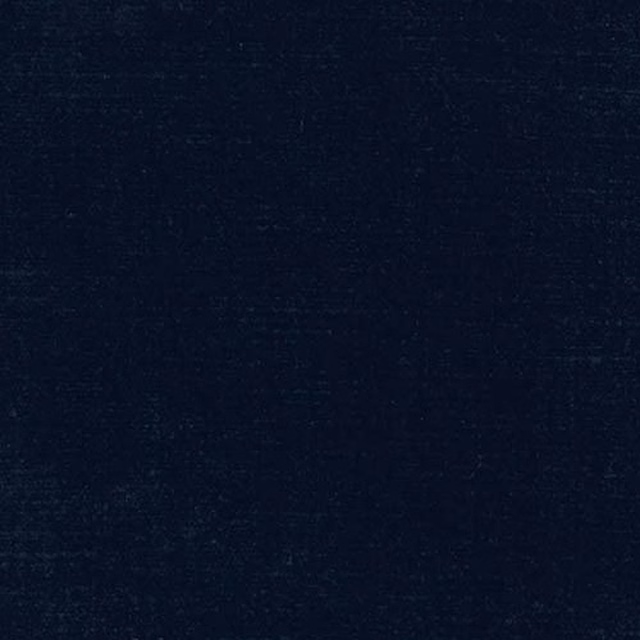 Deep navy plain fabric swatch with a subtle woven texture