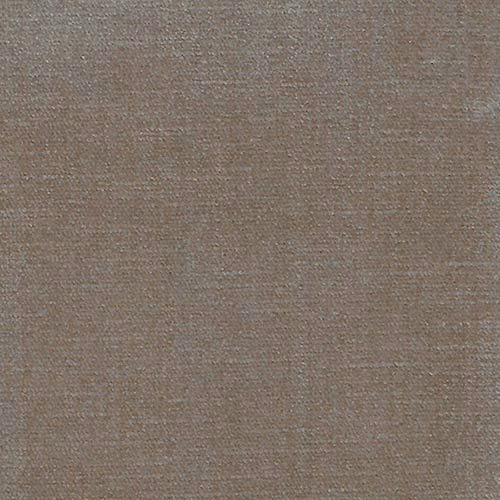 Warm taupe plain-woven fabric swatch with fine textured surface