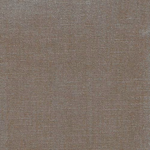 Warm taupe plain-woven fabric swatch with fine textured surface