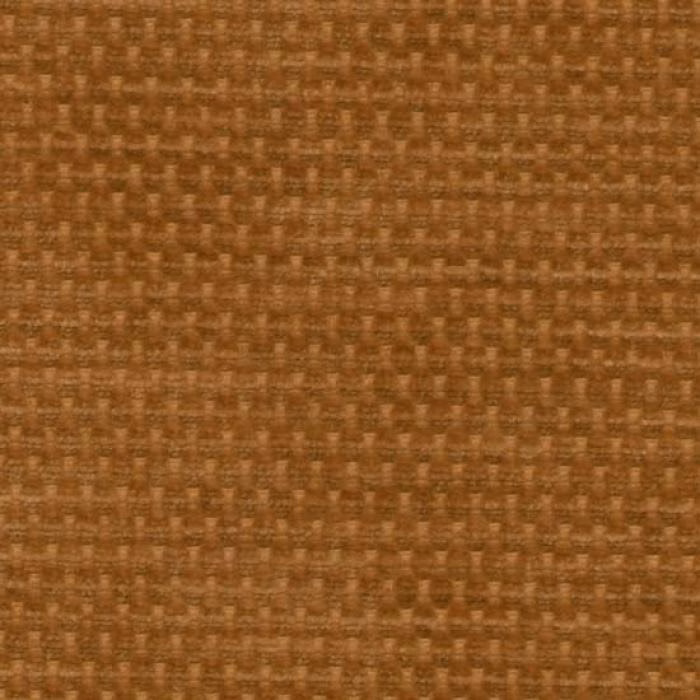 Warm ginger-brown plain woven fabric with a small textured weave