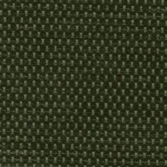 Dark evergreen plain woven fabric with small flecked texture