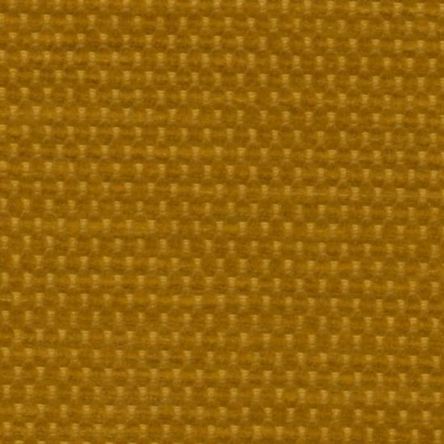 Close-up of a honey-gold plain woven fabric with a fine textured weave