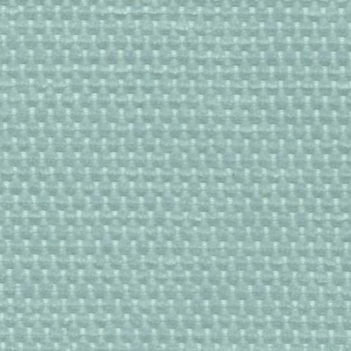 Pale mint green plain woven fabric with a fine checker texture