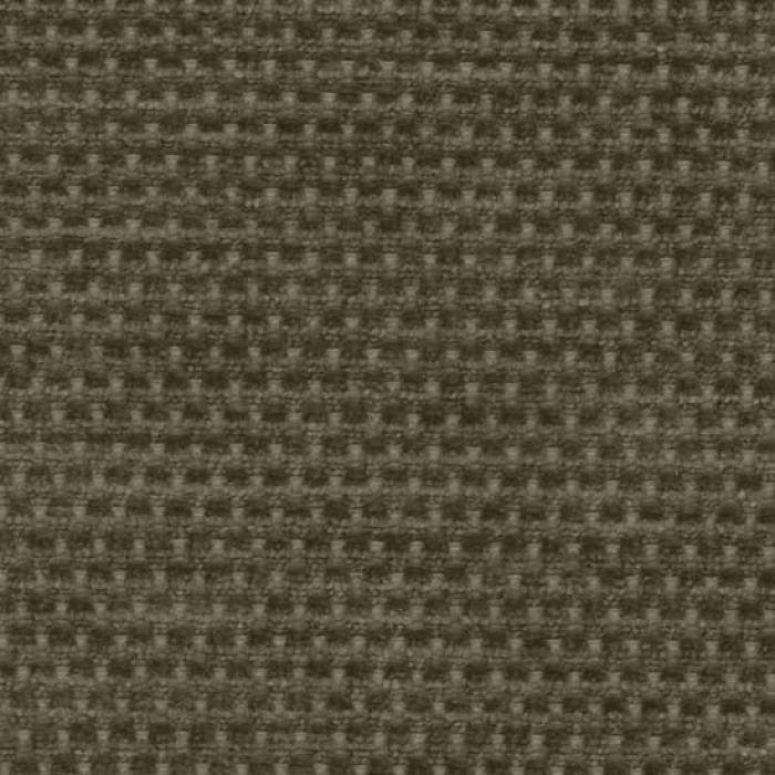 Close-up of muted smoky olive plain weave with fine flecked texture