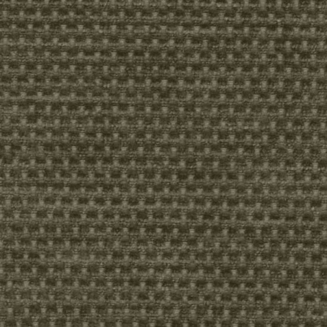 Close-up of muted smoky olive plain weave with fine flecked texture