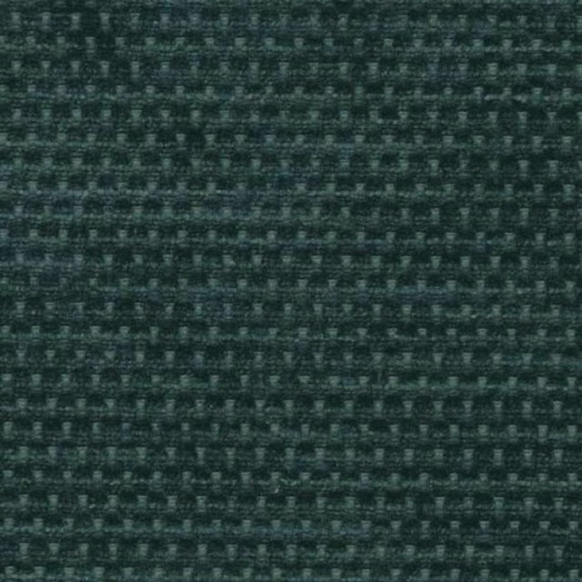 Close-up of a dark forest teal plain weave fabric with tiny textured highlights