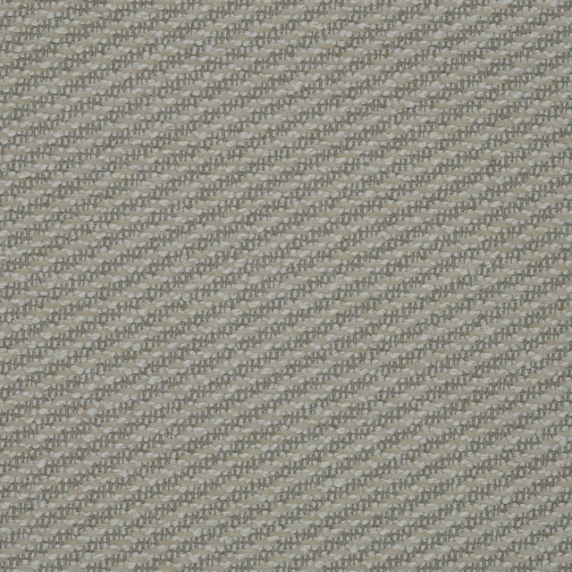 Close-up of oatmeal beige woven fabric with fine diagonal texture