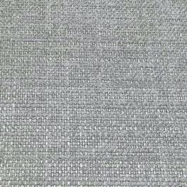 Close-up of a pale grey plain weave fabric with fine textured flecks