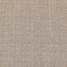Close-up of a soft blush beige plain weave fabric with fine textured surface