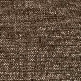 Close-up of a deep chocolate-brown plain woven fabric with tight texture