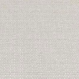 Close-up of pale cream plain weave fabric with subtle flecked texture